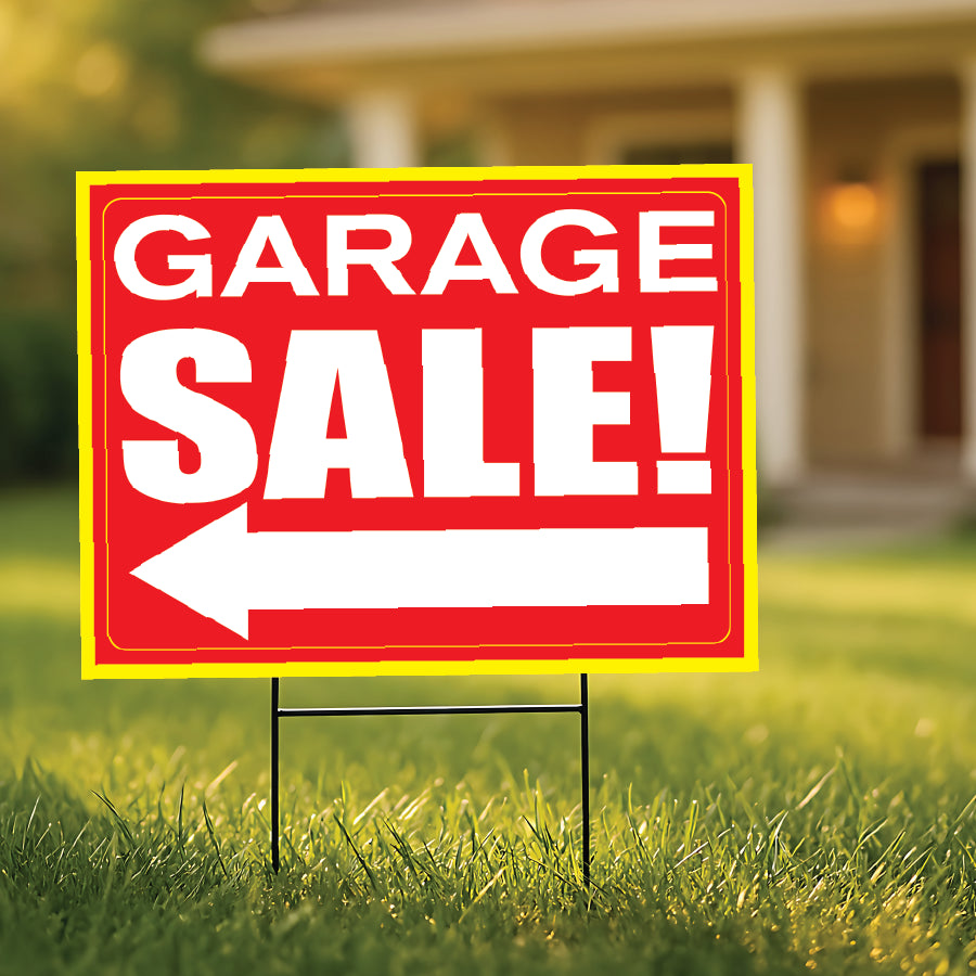 24" x 18" Corrugated Yard Signs (Set of 10)