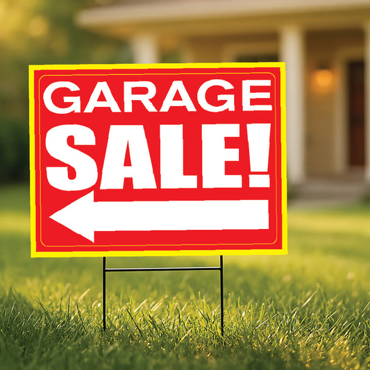 24" x 18" Corrugated Yard Signs (Set of 10)