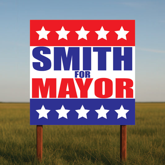 48" x 48" Corrugated Yard Signs (Set of 2)